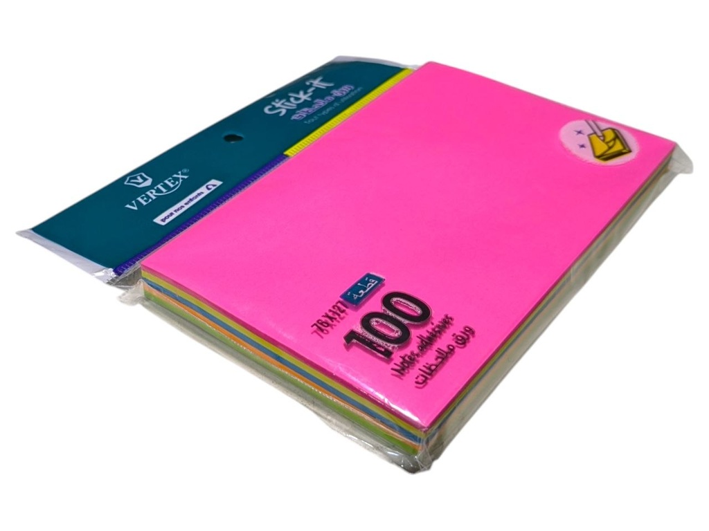 POST IT 76*127 MULTI CLR 3352 VERTEX