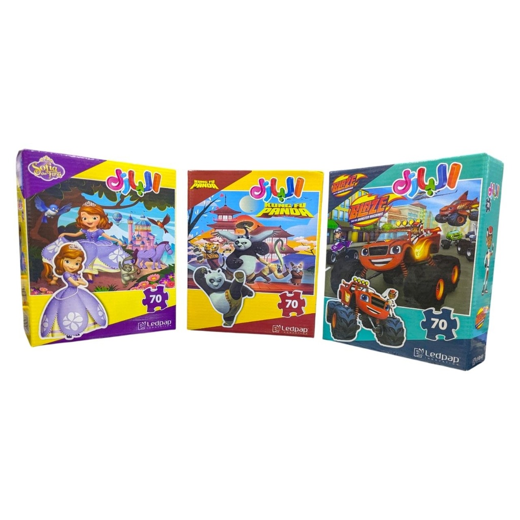 PUZZLE 70 PCS LEDPAP