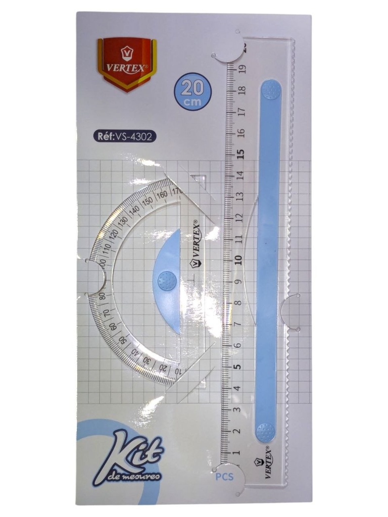 KIT DE TRACAGE 20CM 4PCS 4302 VERTEX
