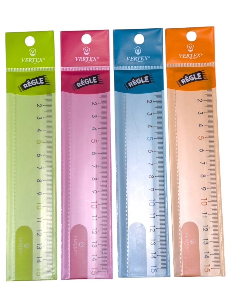REGLE 15CM TRANS 4327 VERTEX