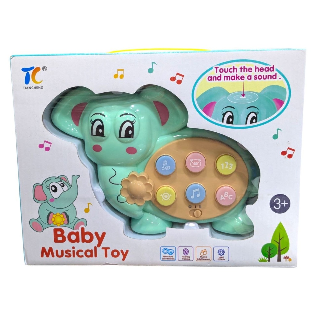 BABY MUSICAL TOY ELEPHANT 