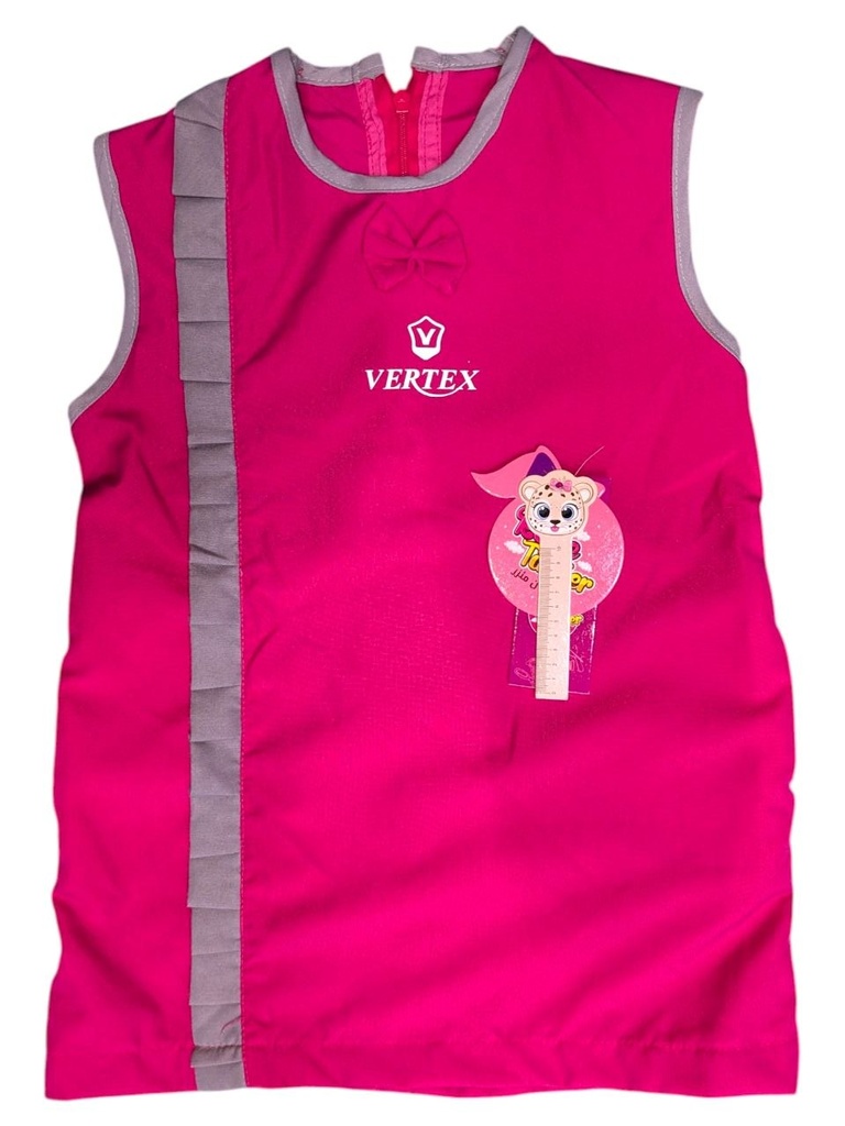 TABLIER VERTEX ROSE 4-5-6 ANS REF RS072 T11