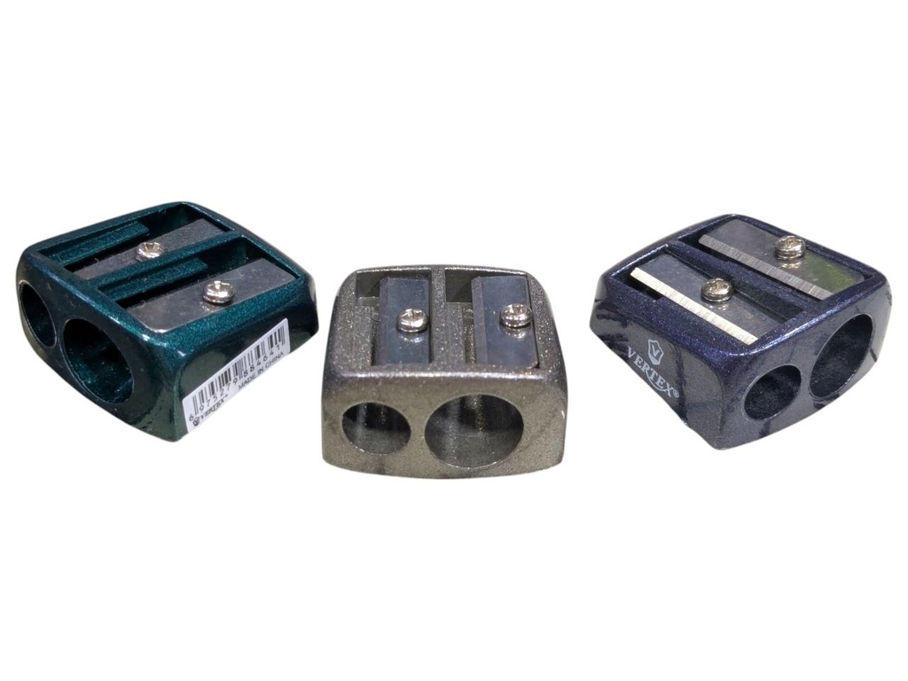 TAILLE CRAYON METAL 02 TROUS 5283 VERTEX