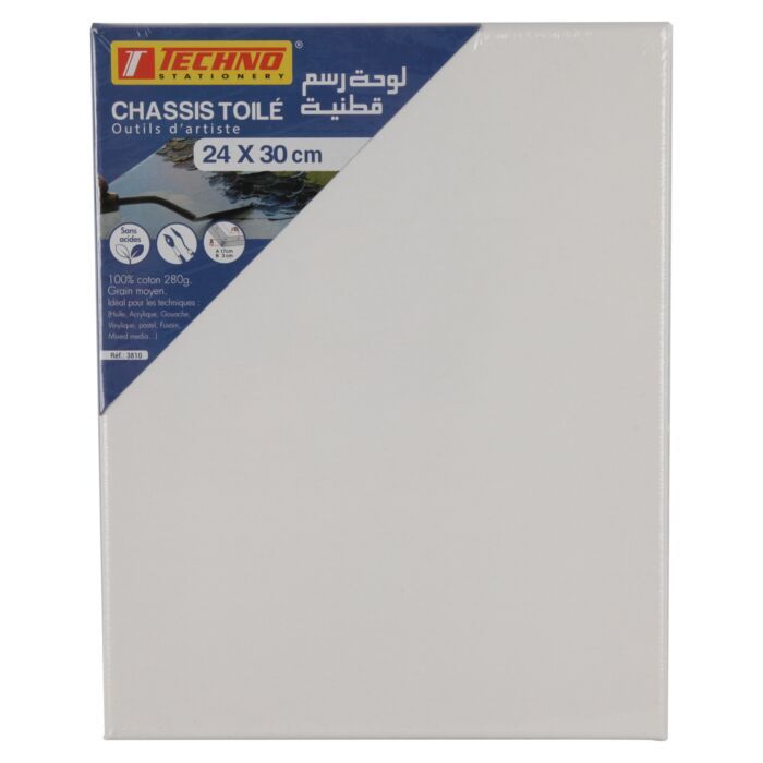 TOILE CHASSIS 24*30CM+10*10CM REF 6400 TECHNO