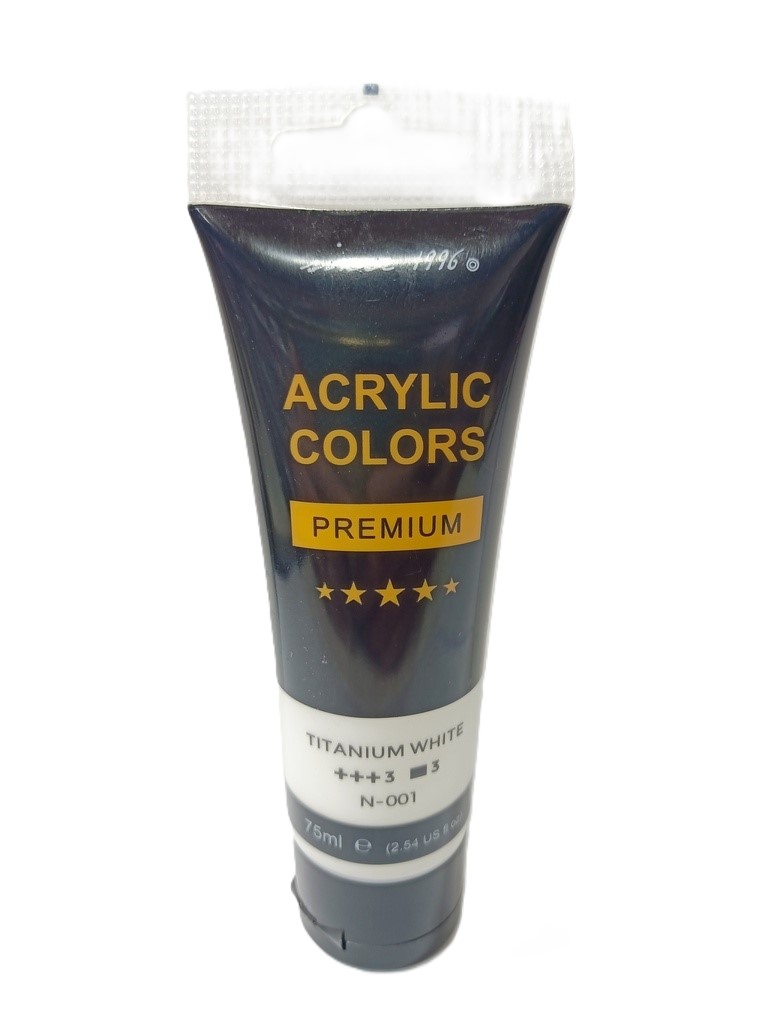 ACRYLIC COLORS TITANIUM BLANC REF G-AC75-01