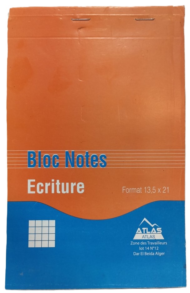 BLOC NOTE A5 ATLAS