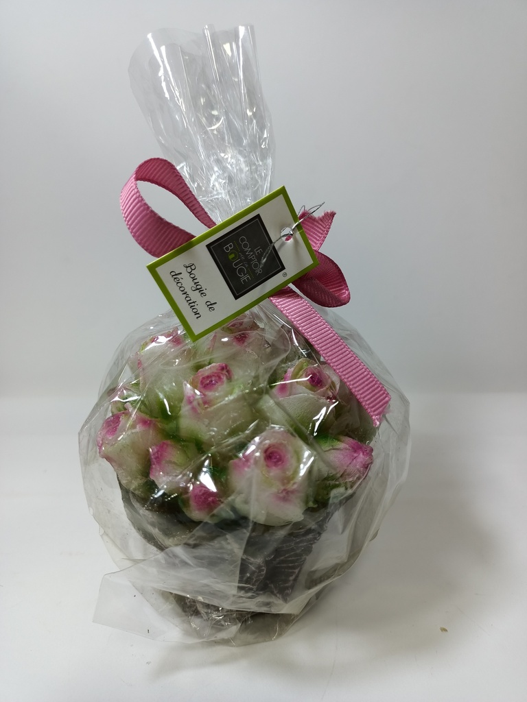 BOUGIE BOUQUET DE ROSES