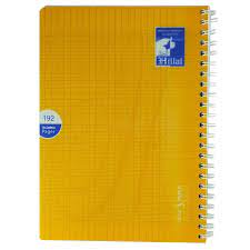 CAHIER SPIRAL 192 PAGES GF HILLAL