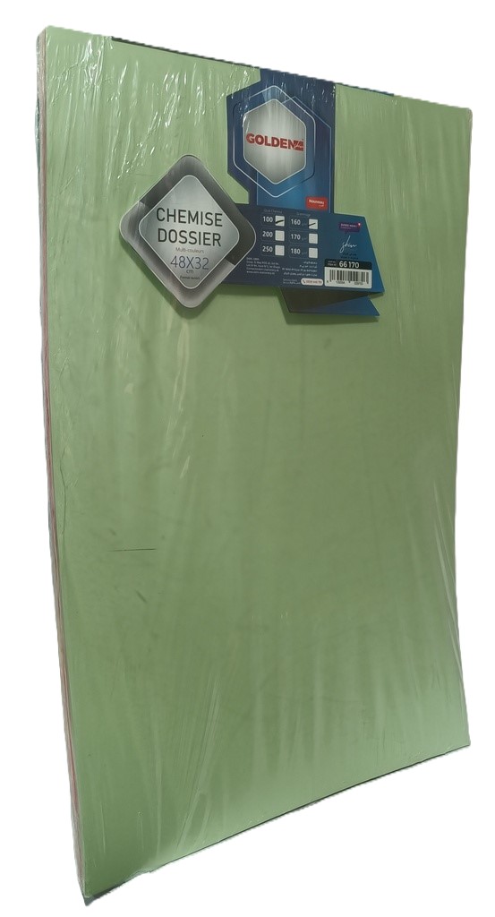 CHEMISE DOSSIER 100F 160GR 66170 GOLDEN