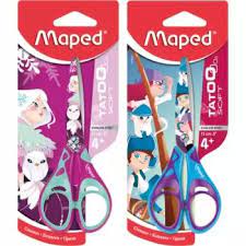 CISEAUX ECOLIER 13CM TATOO KIDS PRESENTOIR