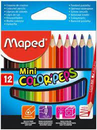 CRAYONS DE COULEURS 12 CLR PM REF 832500  MAPED 