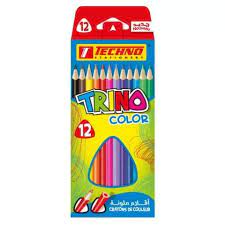 CRAYONS DE COULEURS TRINO 12 CLR REF 5295 TECHNO