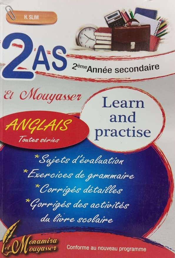 EL MOUYASSER ANGLIAS LEARN AND PRACTISE 2AS