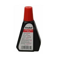 ENCRE A TAMPON ROUGE 28ML TRODAT