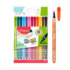 FEUTRE GRAPH 12 COUL REF 749652