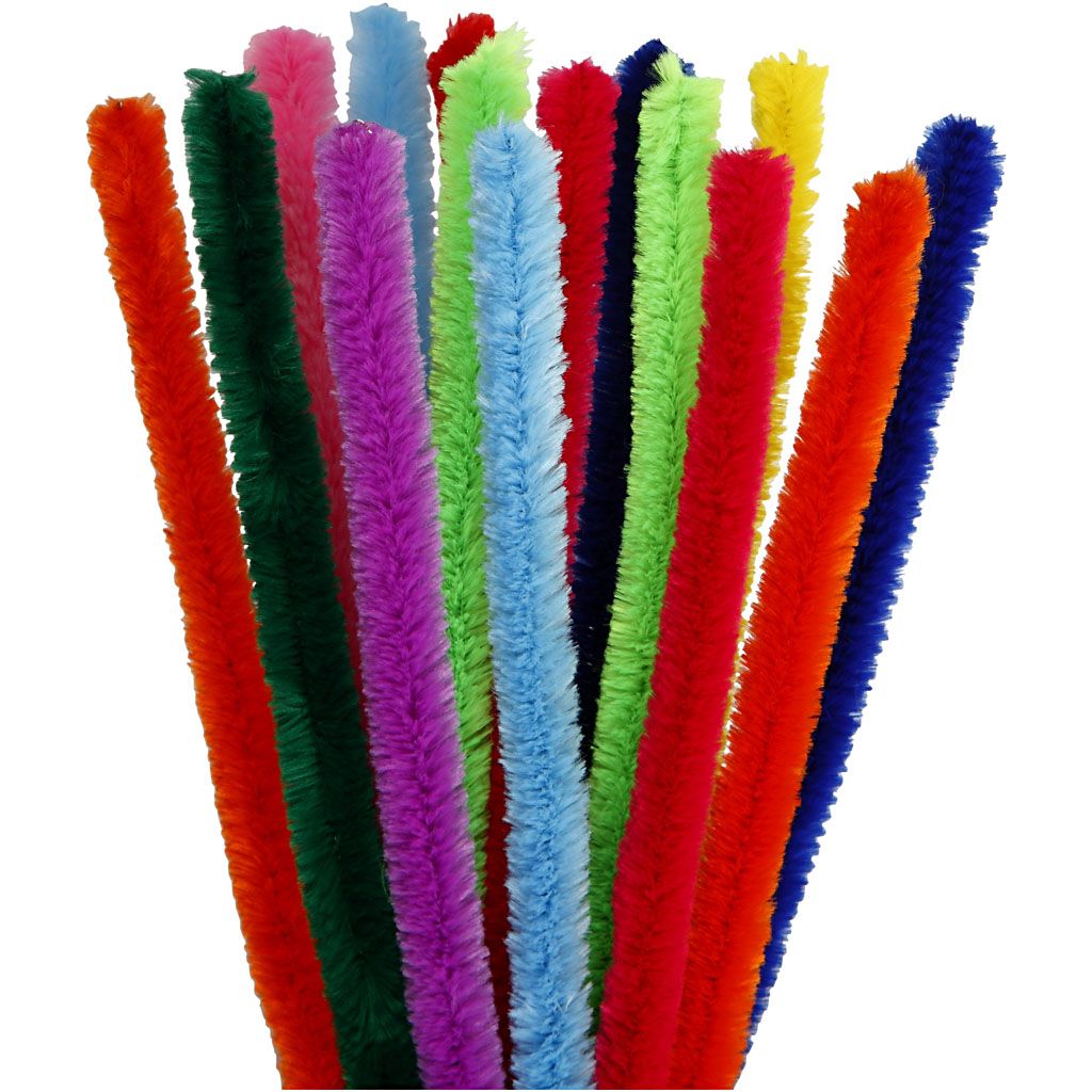 FILE CHENILLE COULEUR METAL