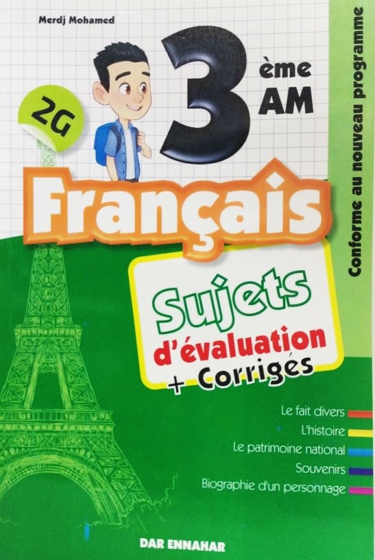 FRANCAIS SUJETS D EVALUATION + CORRIGES