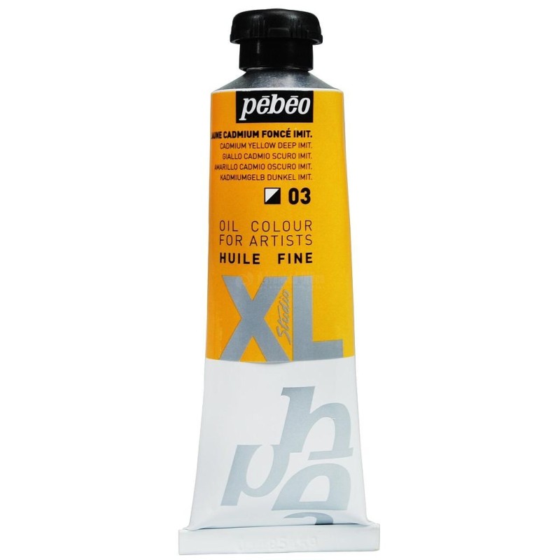 HUILE FINE XL TUBE DE 37 ML JAUNE CADMIUM FONCE IMIT REF 937003