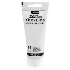 PEINTURE ACRYLIC BLANC DE TITANE 100ML