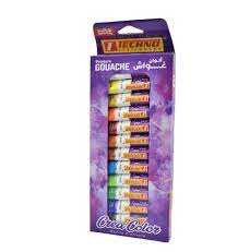 PEINTURE GOUACHE 12 PCS 5337 TECHNO