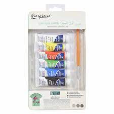 PEINTURE TEXTILE DE 06 TUBES