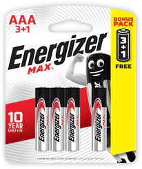 PILE ENERGIZER AAA X4