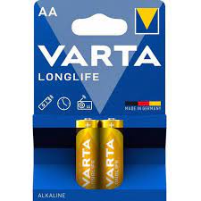 PILE LONGLIFE AA LR6 02 PCS VARTA