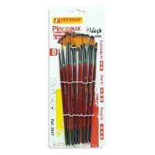 PINCEAUX RONDS PLATS EVENTAILS 8PCS REF 3847