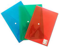 POCHETTE ENVELOPPE A BOTON COULEUR A4 REF 44101 FARAS