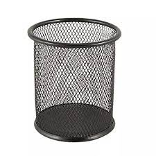 PORTE STYLO ROND METALIQUE NOIR