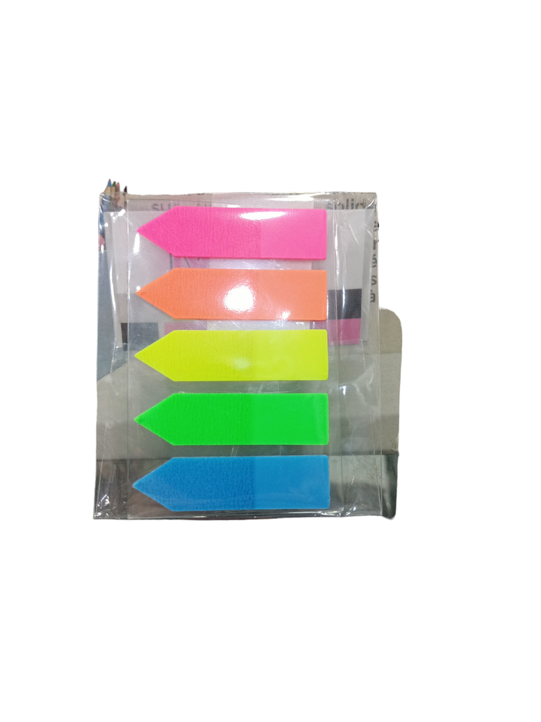 POST IT FLECHE 5 COULEUR BHM REF 6202