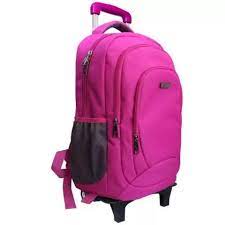 SAC A DOS A ROULETTE ROSE  4930 TECHNO