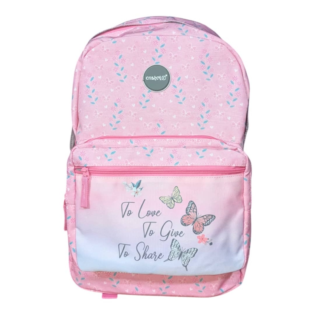 SAC A DOS 2 COMPARTIMENTS FILLE CR-3710 CRISTAL