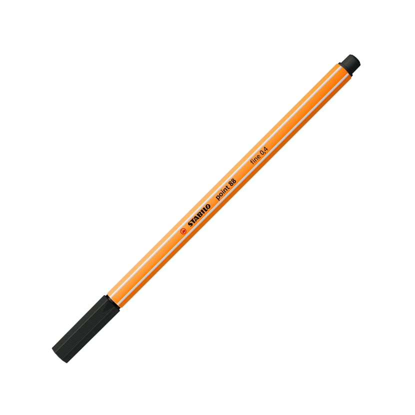STABILO POINT FINE 88 NOIR 0.4 REF 88/46