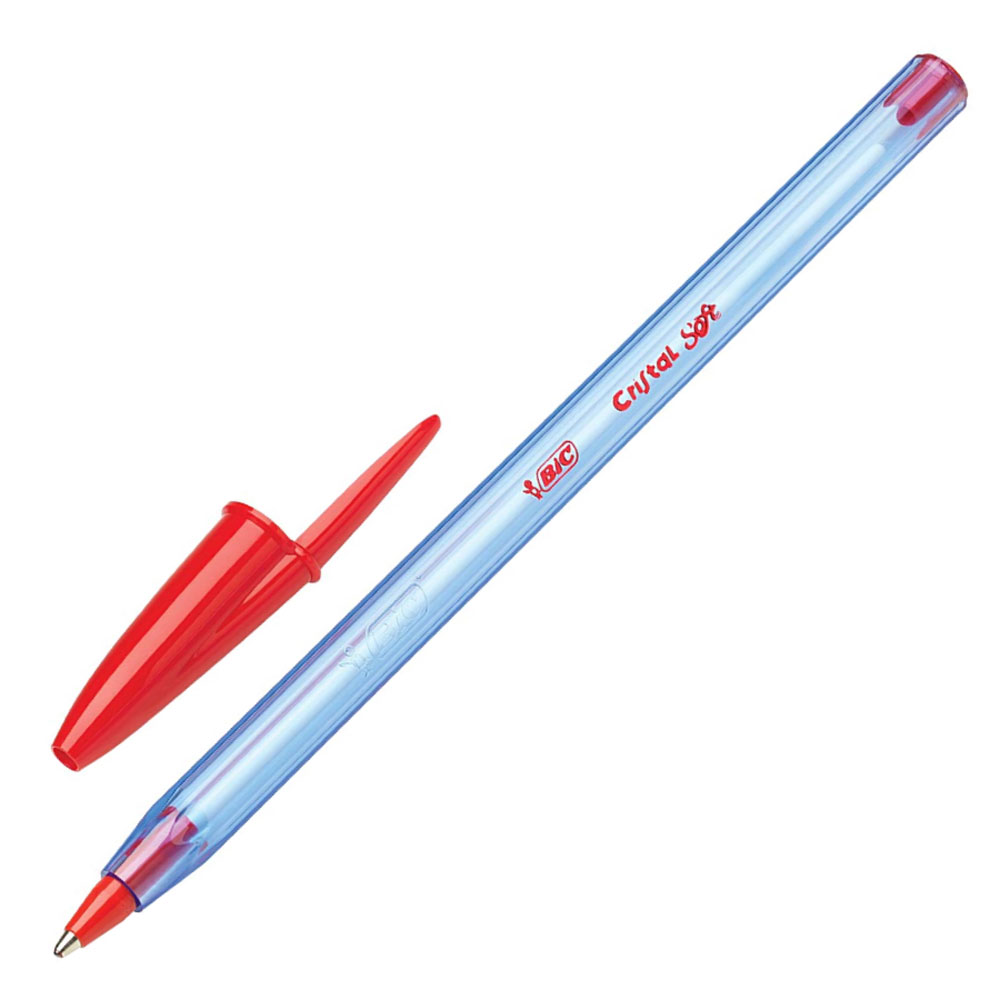 STYLO BIC CRISTAL SOFT ROUGE