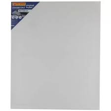 TOILE BLANC SUR CHASSIS 50*60 CM 280 GR EN COTON 0132 TECHNO