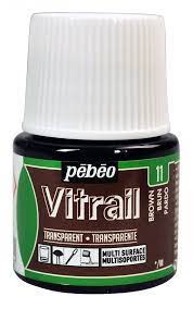 VITRAIL FLACON 45ML BRUN PEBEO REF 050011