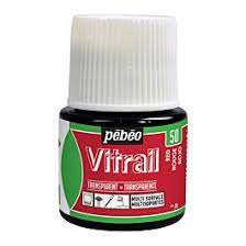 VITRAIL FLACON DE 45ML ROUGE  REF 050050