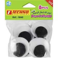 YEUX REMUANTS JEUX DE 8 PCS 