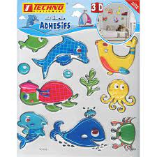 ADHESIFS MURALS TRANSPORTS ANIMAUX