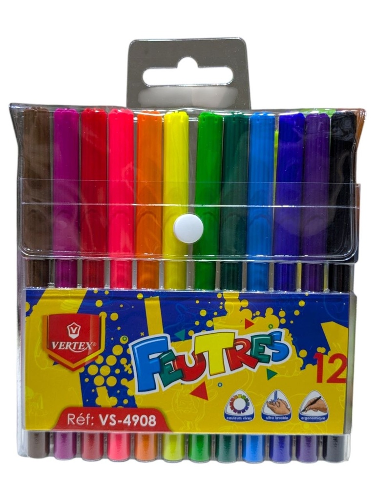 FEUTRE DE COLORAGE 12CLR 4908 VERTEX