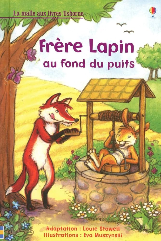 COLLECTION LA MALLE AUX LIVRES USBORNE FRERE LAPIN AU FOND DU PUITS