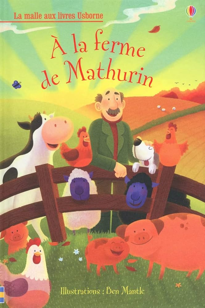 COLLECTION LA MALLE AUX LIVRES USBORNE A LA FERME DE MATHURIN