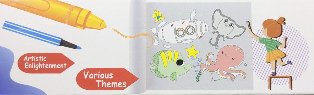 COLORAIGE EN ROULEAU 6M REF TY 007