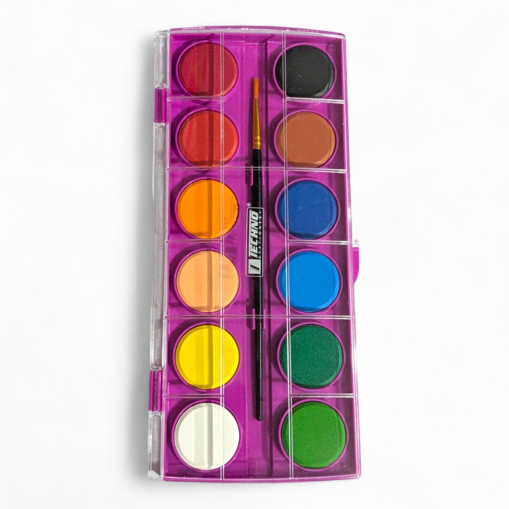 AQUARELLE AQUA 12 COULEUR REF 4407 TECHNO