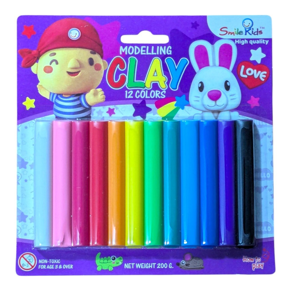 PATE A MODLER SUR CARTE 12 CLR 200G P113 SK-1200 CRISTAL