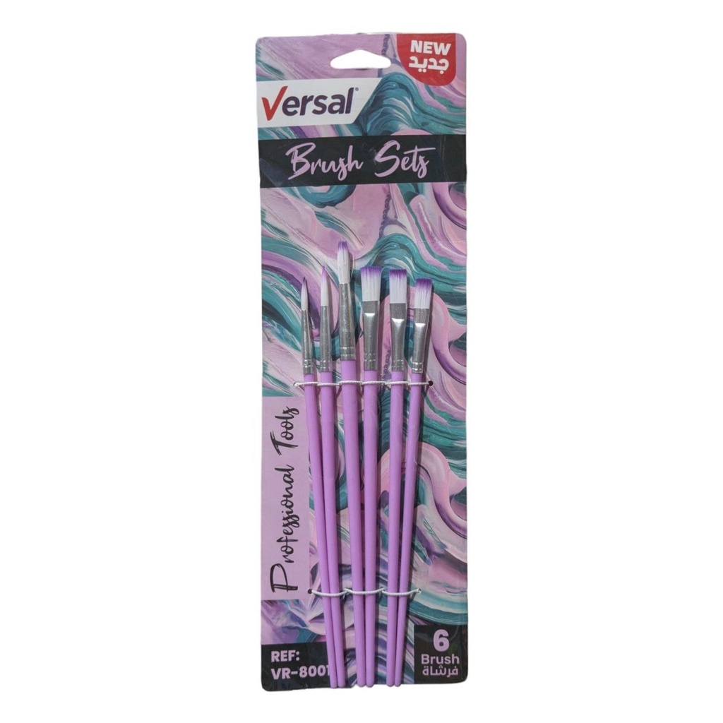 JEUX DES PINCEAUX 6PCS VR-8001 VERSAL
