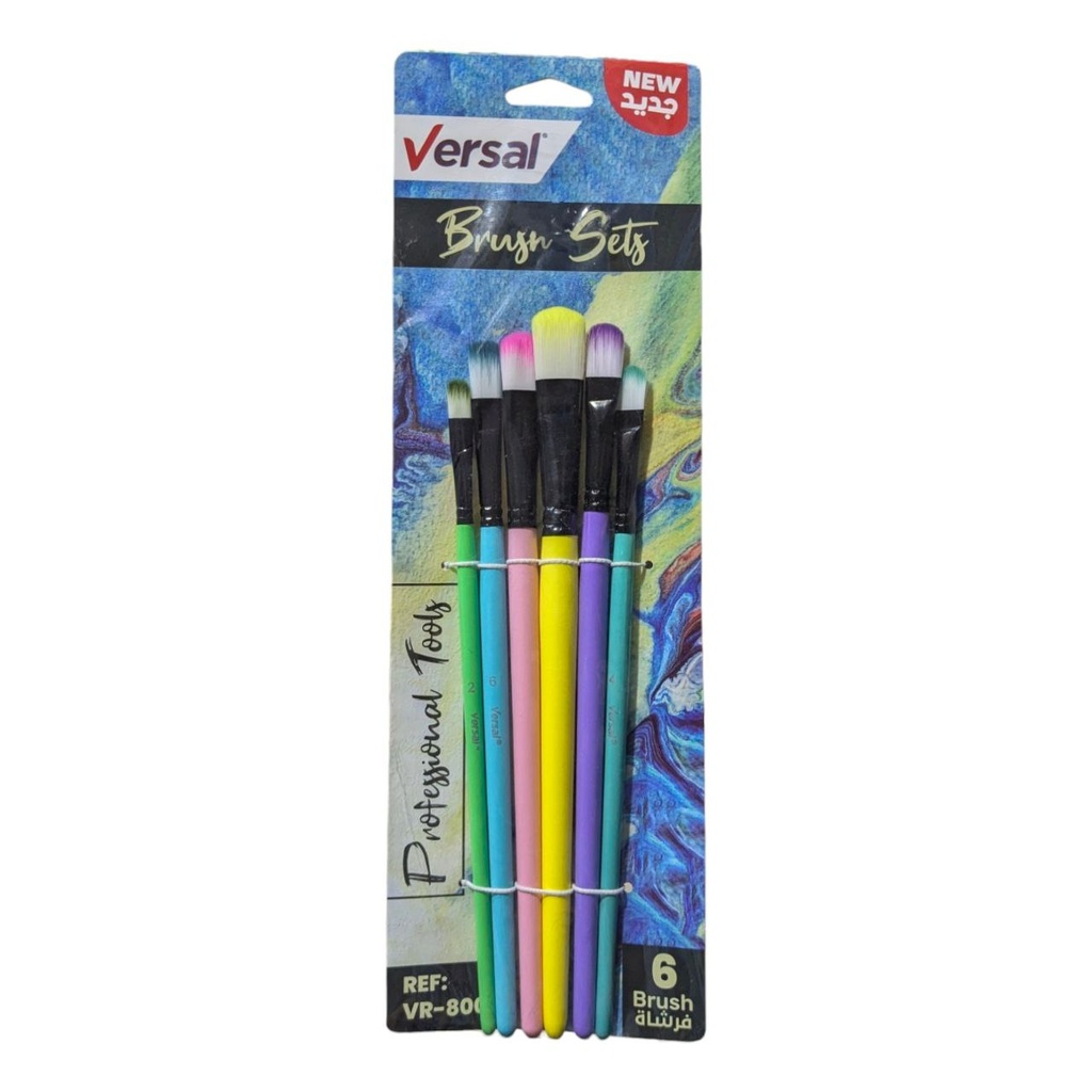 JEUX DES PINCEAUX 6PCS VR-8006 VERSAL