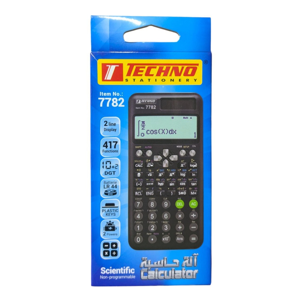 CALCULATRICE SCIENTIFIQUE 417F REF 7782 TECHNO 