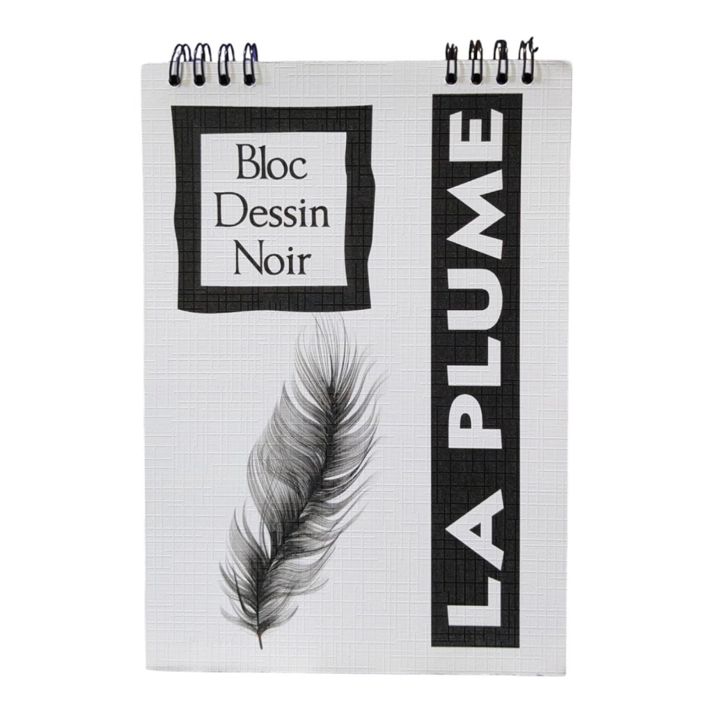 BLOC DESSIN 200G A5 NOIR REF L33466 SAMBARA 